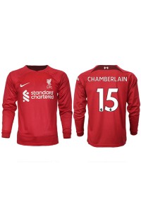 Fotbalové Dres Liverpool Chamberlain #15 Domácí Oblečení 2022-23 Dlouhý Rukáv